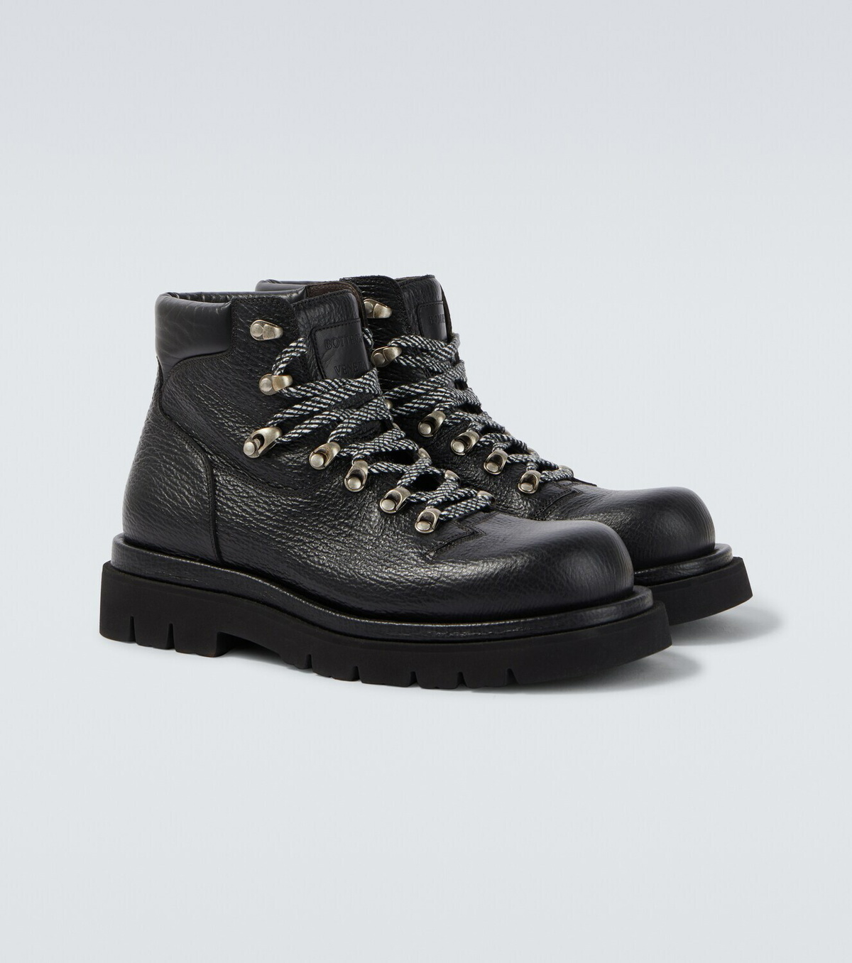 Bottega Veneta Lug leather lace-up boots