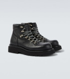 Bottega Veneta Lug leather lace-up boots