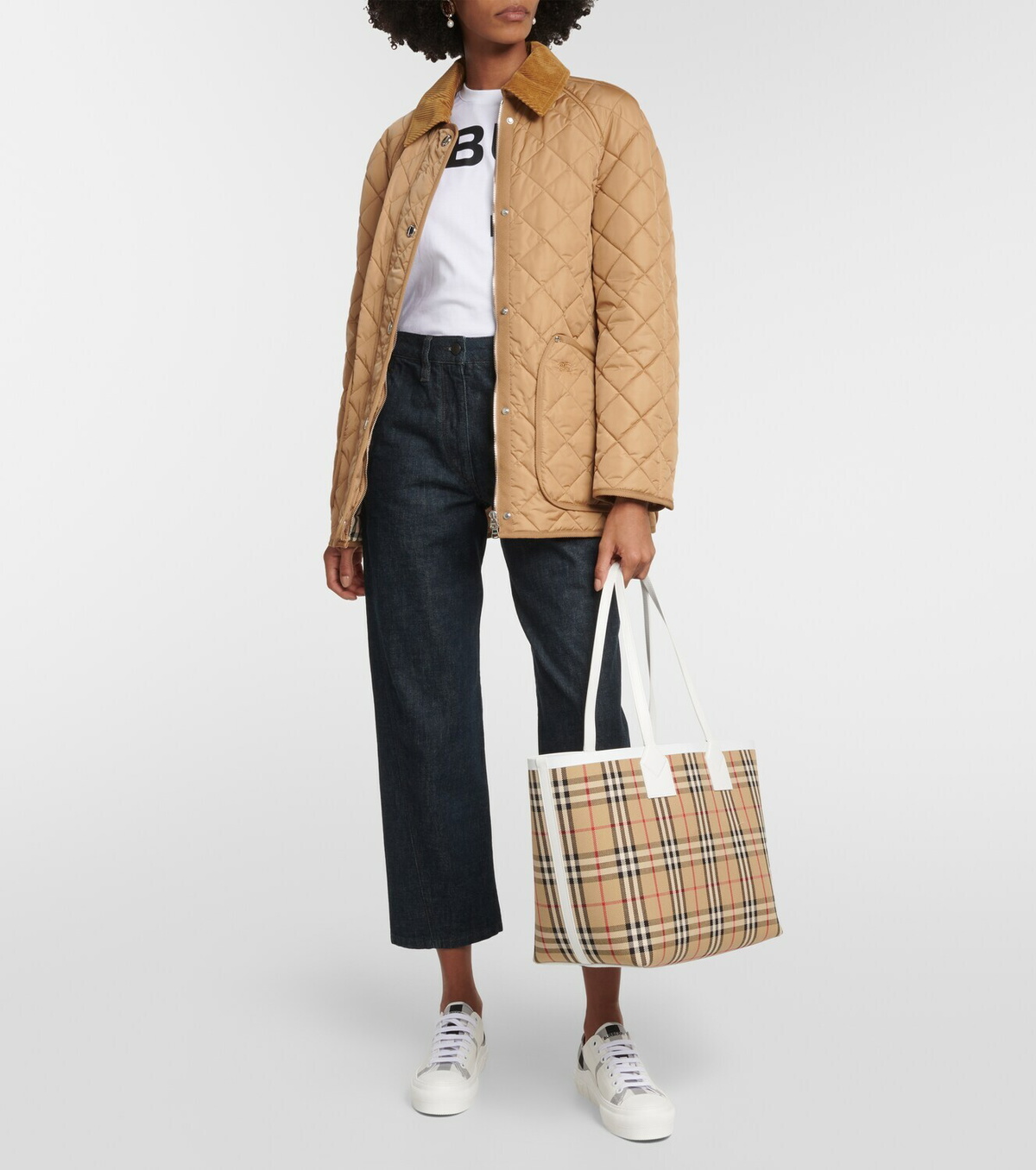 Burberry London Medium Burberry Check canvas tote bag Burberry