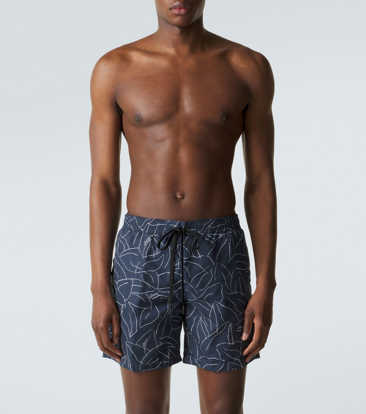 Brioni Printed swim trunks