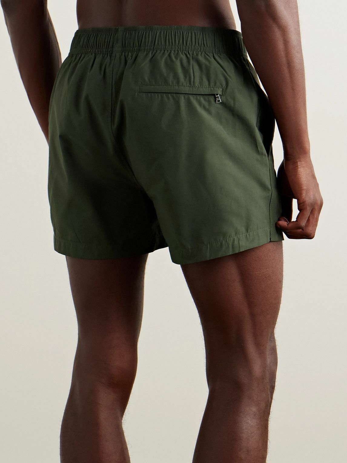 Onia - Charles Short-Length Slim-Fit Shell Swim Shorts - Green