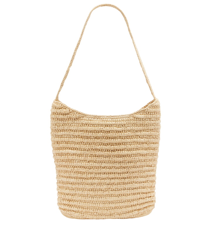 Photo: The Row Alma Medium raffia shoulder bag
