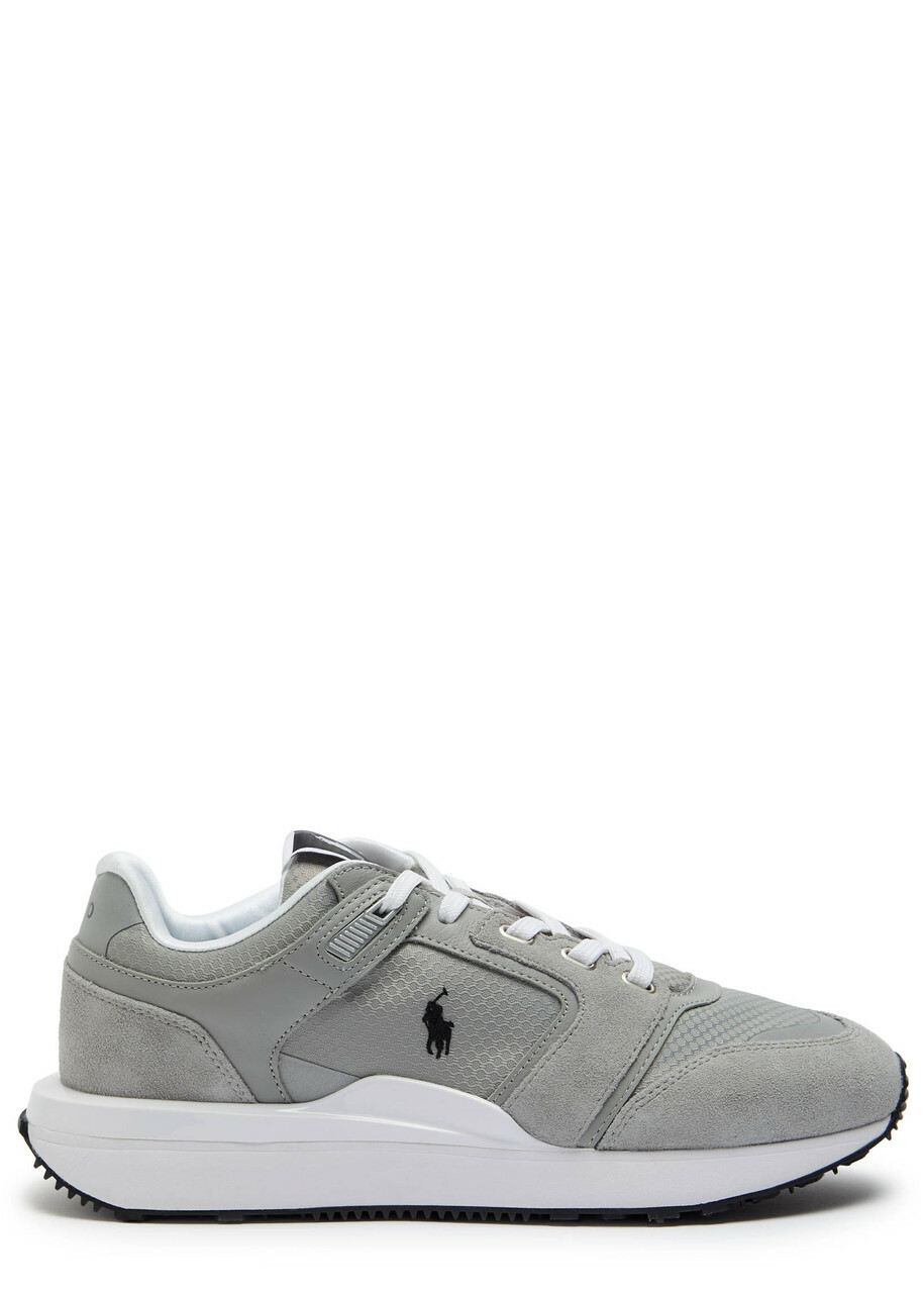 Polo Ralph Lauren Train 89 Panelled Mesh Sneakers Grey