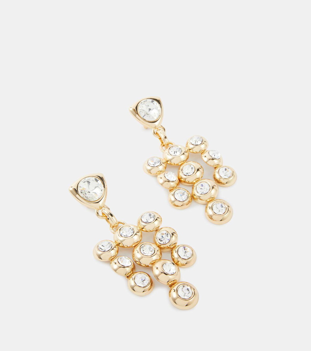 Area Crystal-embellished drop earrings