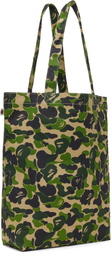 BAPE Khaki ABC Camo Tote