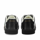 Gucci Men's Ace Crystal Monogram Sneakers in Black