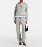 Victoria Beckham Cotton jersey hoodie