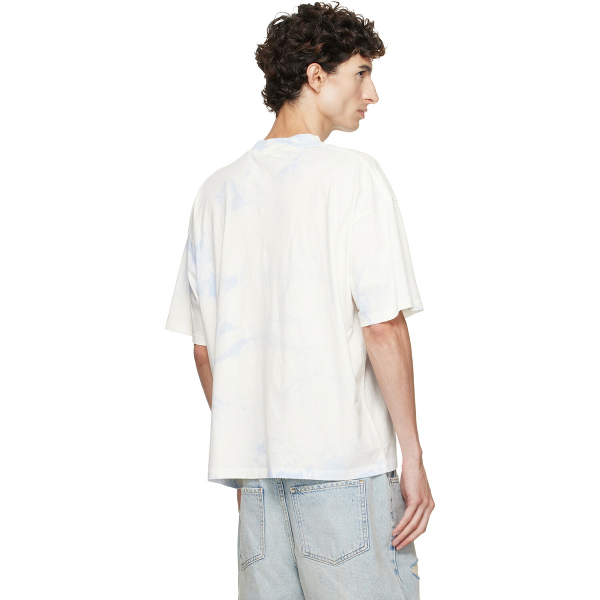 Represent Blue & White 'The Beach Boys' Script T-shirt