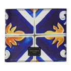 Dolce and Gabbana Multicolor Maiolica Bifold Wallet