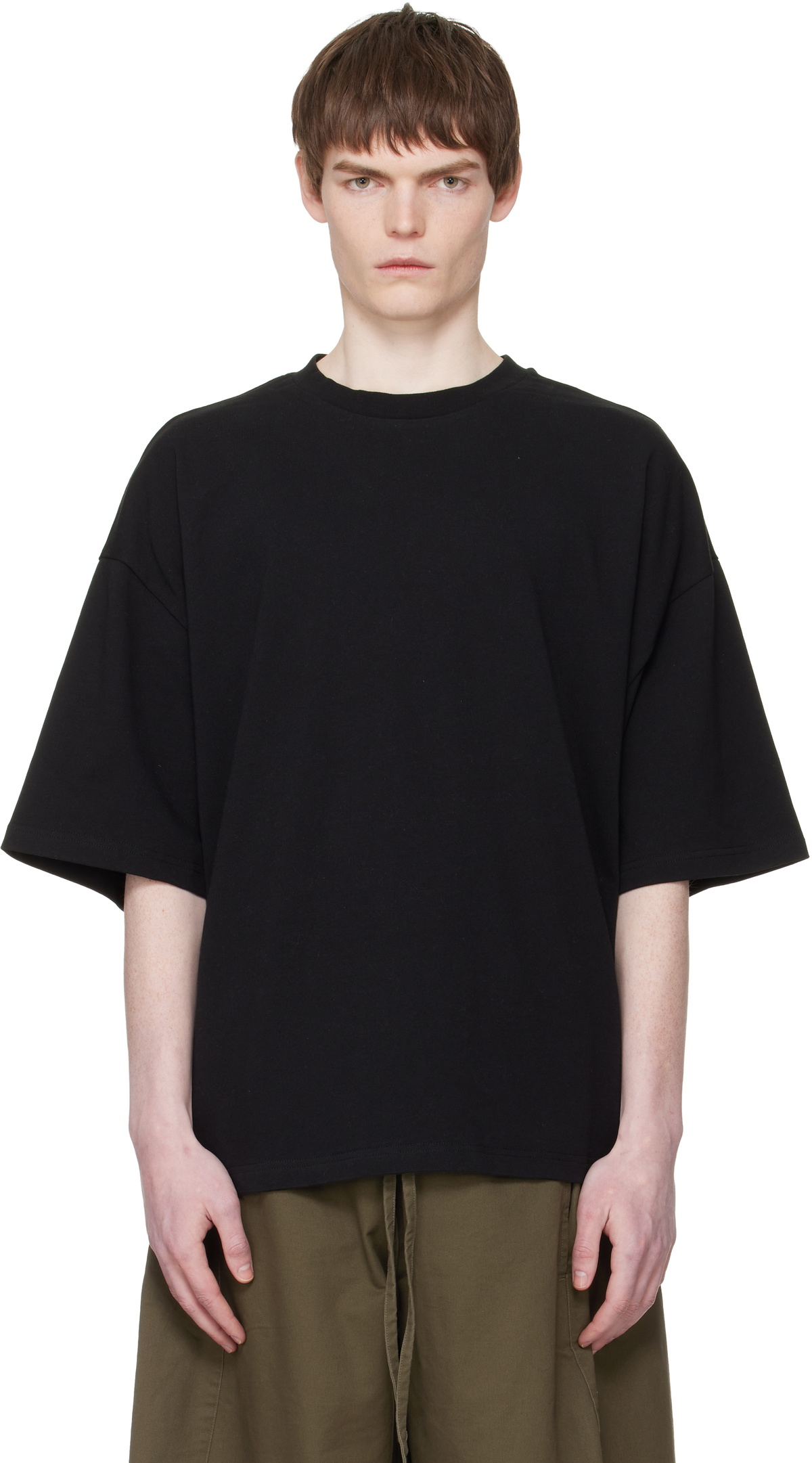 Entire Studios Black Heavy Boxy T-shirt