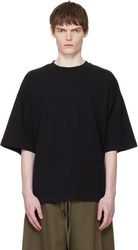 Photo: Entire Studios Black Heavy Boxy T-shirt