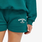 Adanola Women's Tennis Collection Sweat Shorts in Hunter Green