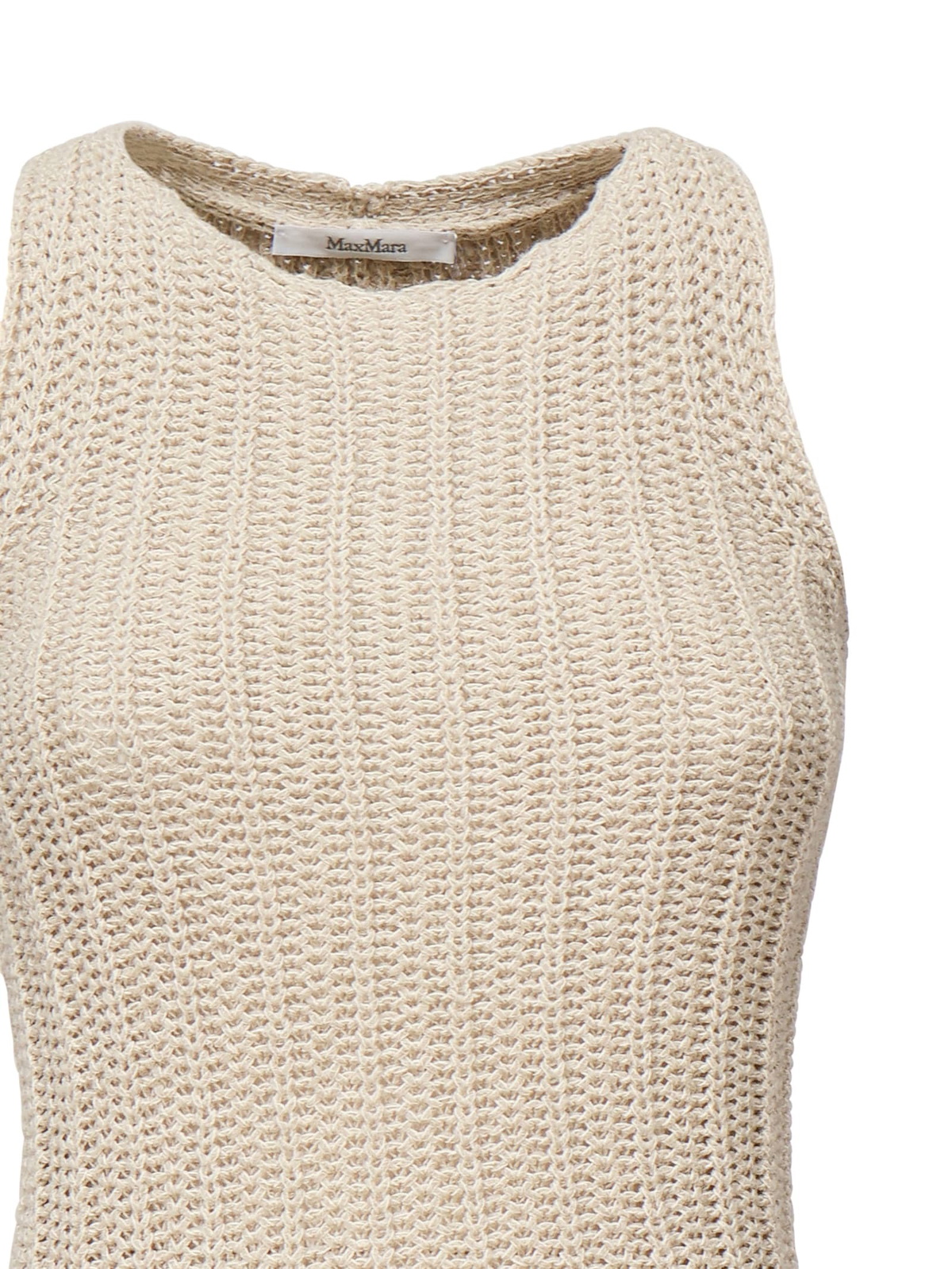 【送料&関税込】Max Mara Linen And Cotton Yarn Dress Max Mara Linen And Cotton Yarn Dress Max Mara
