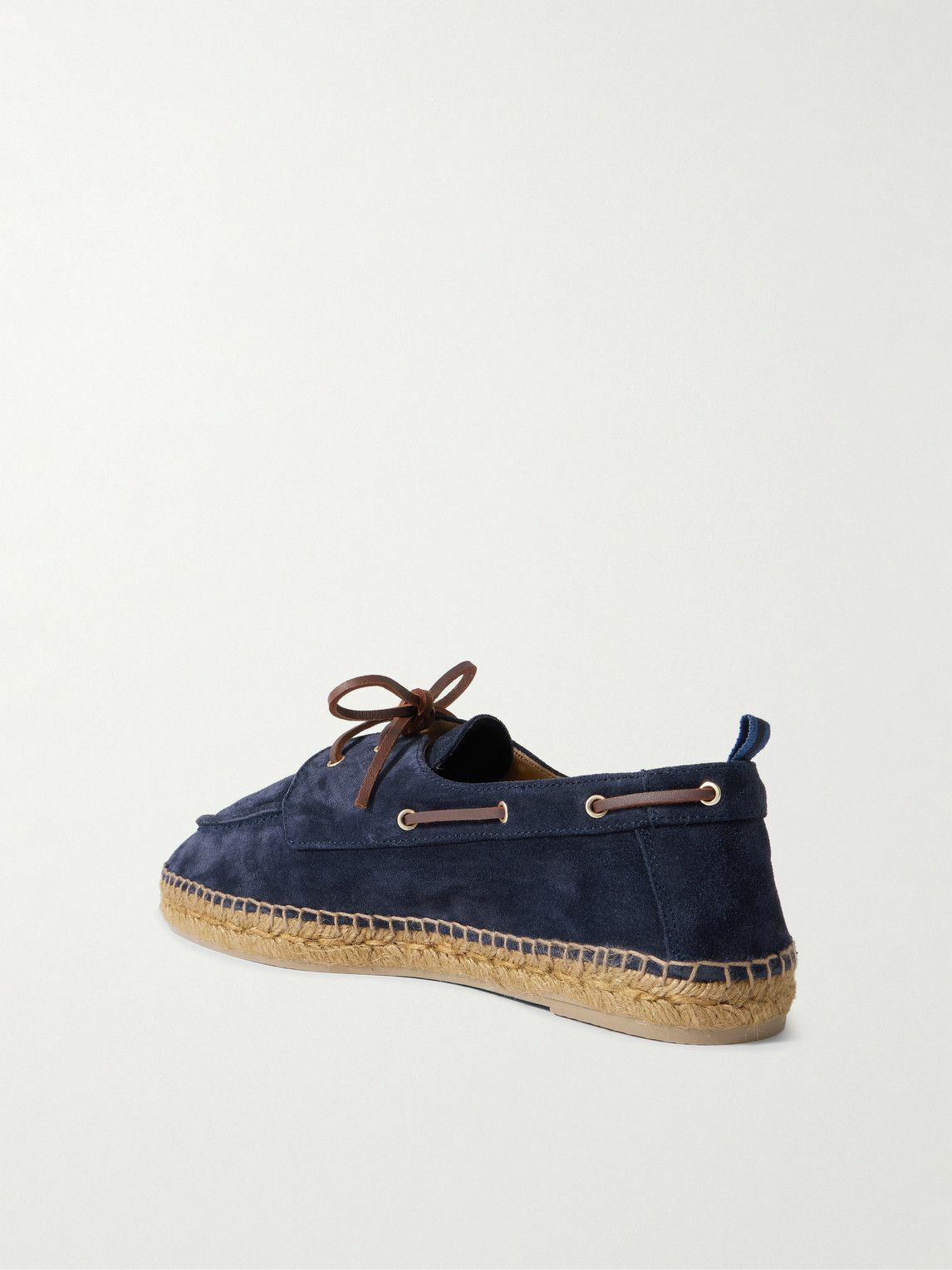 Castañer - Nemo Suede Boat Shoes - Blue