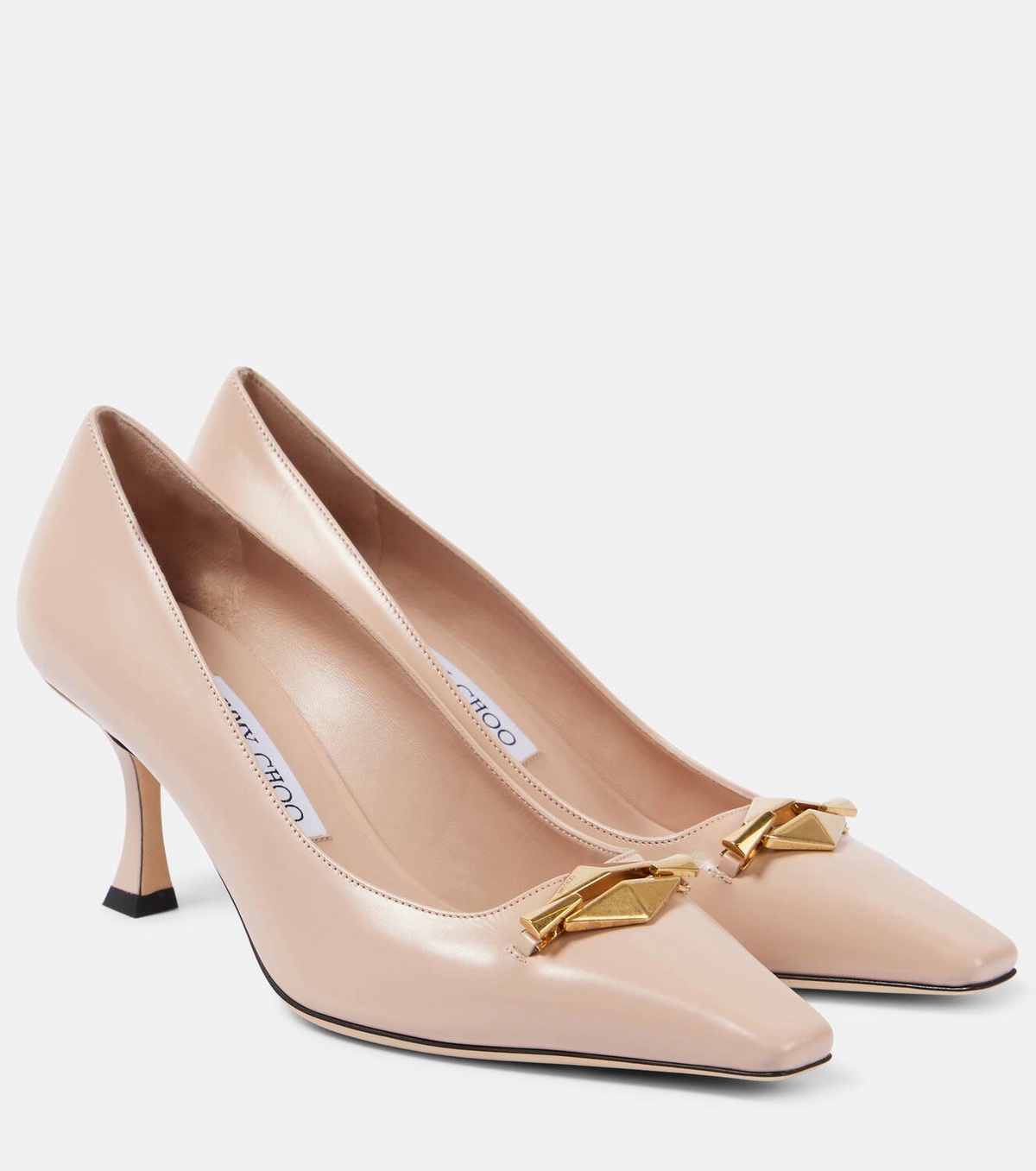 【Jimmy Choo】 Ryker 70 embellishedレザーパンプス Jimmy Choo Ryker 70 embellished leather pumps Jimmy Choo