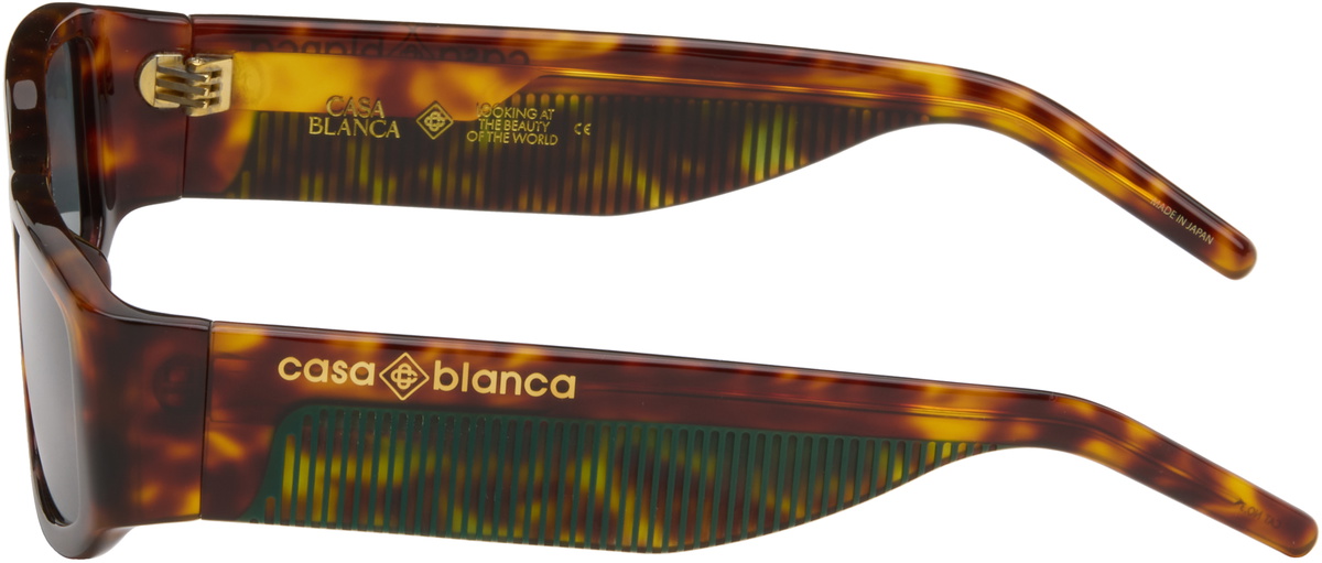 Casablanca Brown Rectangular Sunglasses