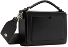AMI Alexandre Mattiussi Black Lunch Box Messenger Bag