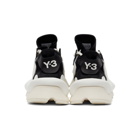 Y-3 White and Black Kaiwa Sneakers