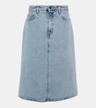 Toteme Denim midi skirt