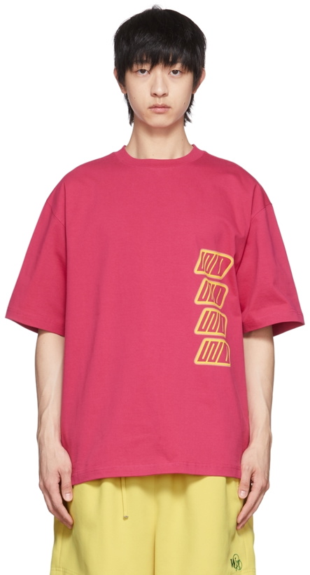 Photo: We11done Pink Cotton T-Shirt