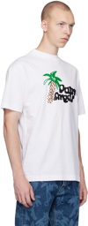 Palm Angels White Sketchy T-Shirt