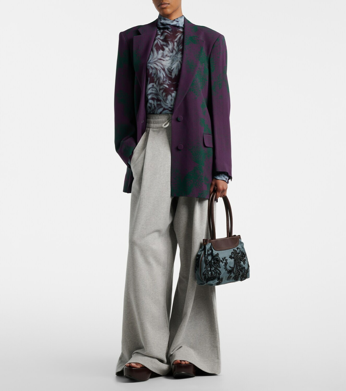 Dries Van Noten Cotton jersey sweatpants