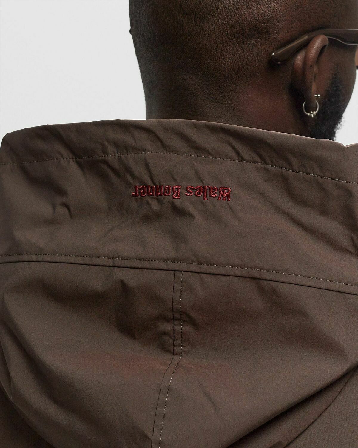 Adidas X Wales Bonner Anorak Brown Windbreaker adidas