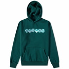 Butter Goods Men's Embroidered Cubes Hoody in Forest Green