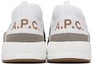 A.P.C. Gray Run Around Sneakers