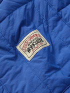 Stussy - Quilted Recycled-Shell Overshirt - Blue