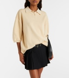 The Frankie Shop Nola cotton polo sweater