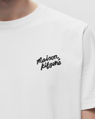 Maison Kitsune Maison Kitsune Handwriting Comfort Tee Shirt White - Mens - Shortsleeves