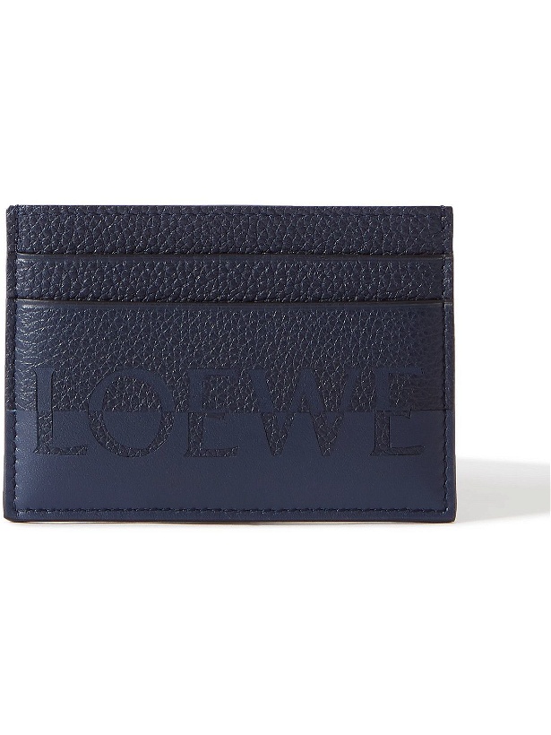 Photo: Loewe - Logo-Detailed Leather Cardholder