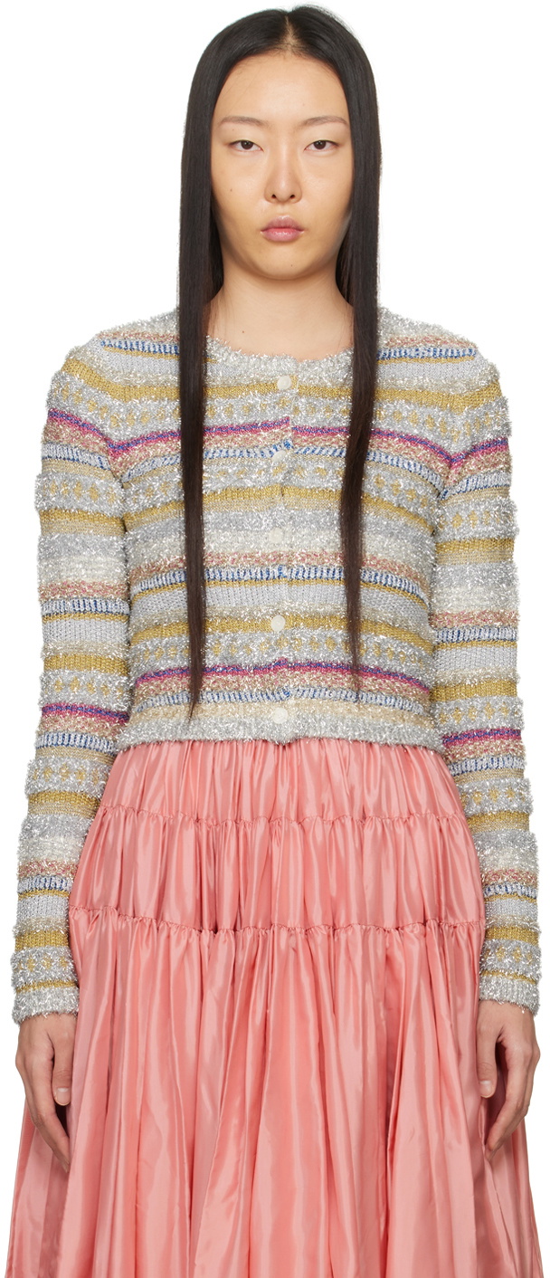 Molly Goddard Silver Joanna Cardigan