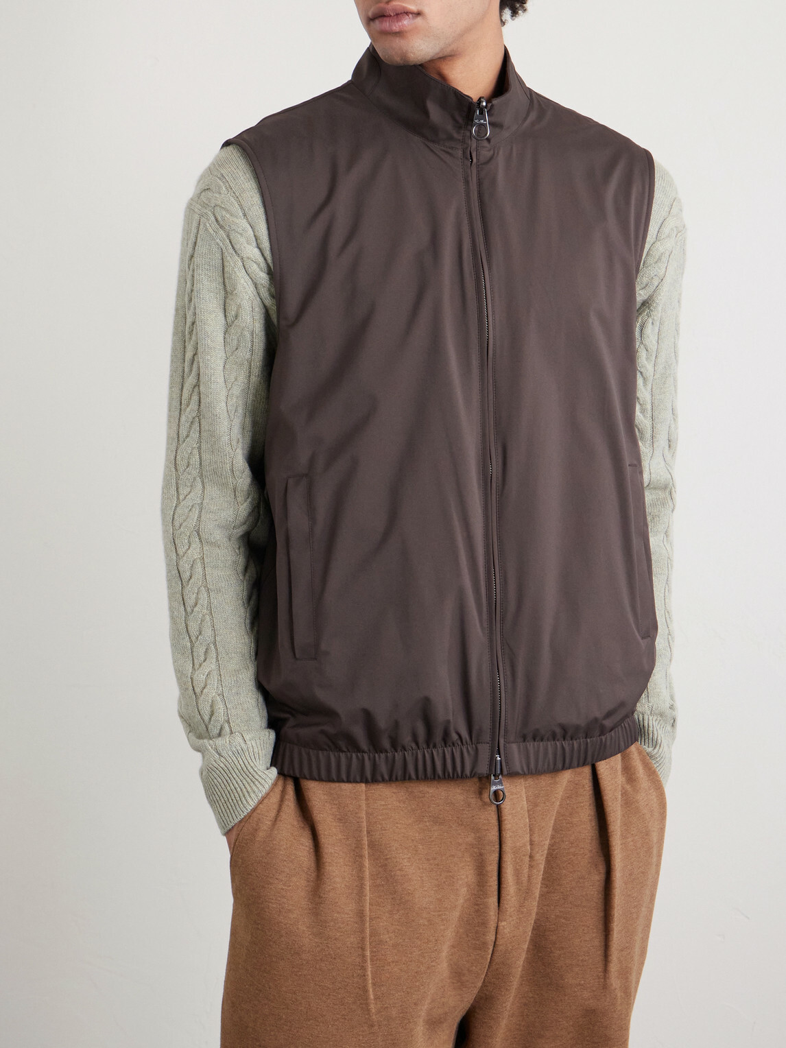Loro Piana - Slim-Fit WindWish™ Gilet - Brown