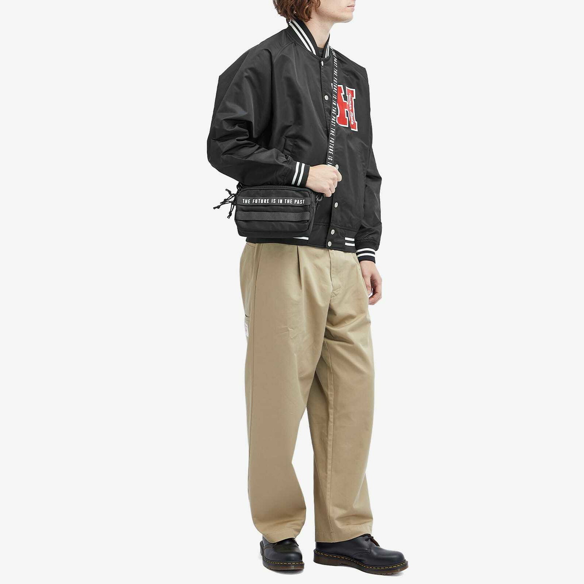 バッグ HUMAN MADE MILITARY POUCH BLACK Human Made - Large Military Pouch | HBX