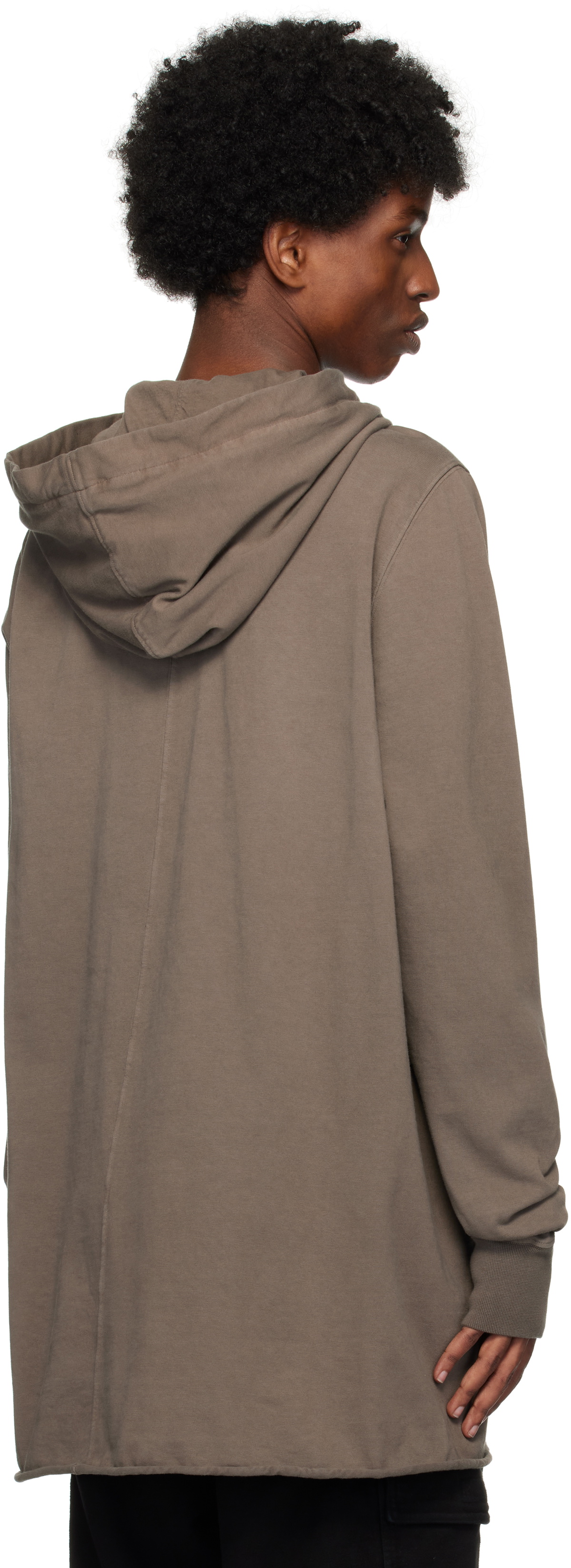 Rick Owens DRKSHDW Gray Porterville Pullover Hoodie