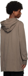 Rick Owens DRKSHDW Gray Porterville Pullover Hoodie