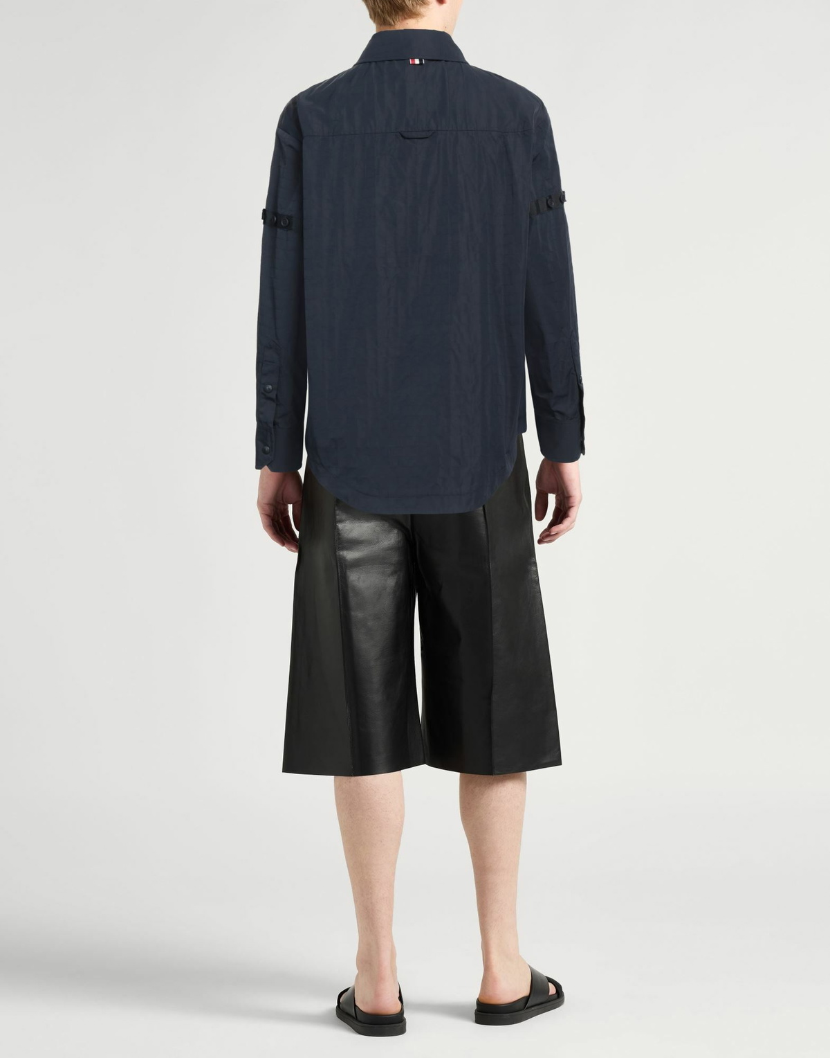 Thom Browne Mens Jacket Midnight in Blue