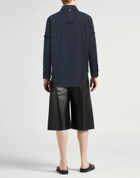 Thom Browne Mens Jacket Midnight in Blue