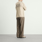 KA_YO_Prototype Men's Heavyweight Longsleeve Graphic T-Shirt in Plaza Taupe