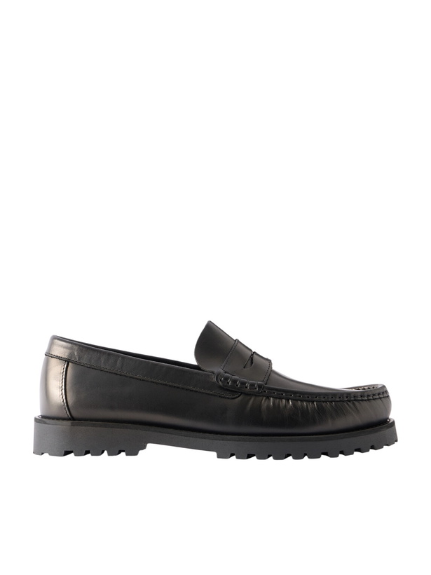 Photo: VINNY's - Lee Lake Leather Loafers - Black