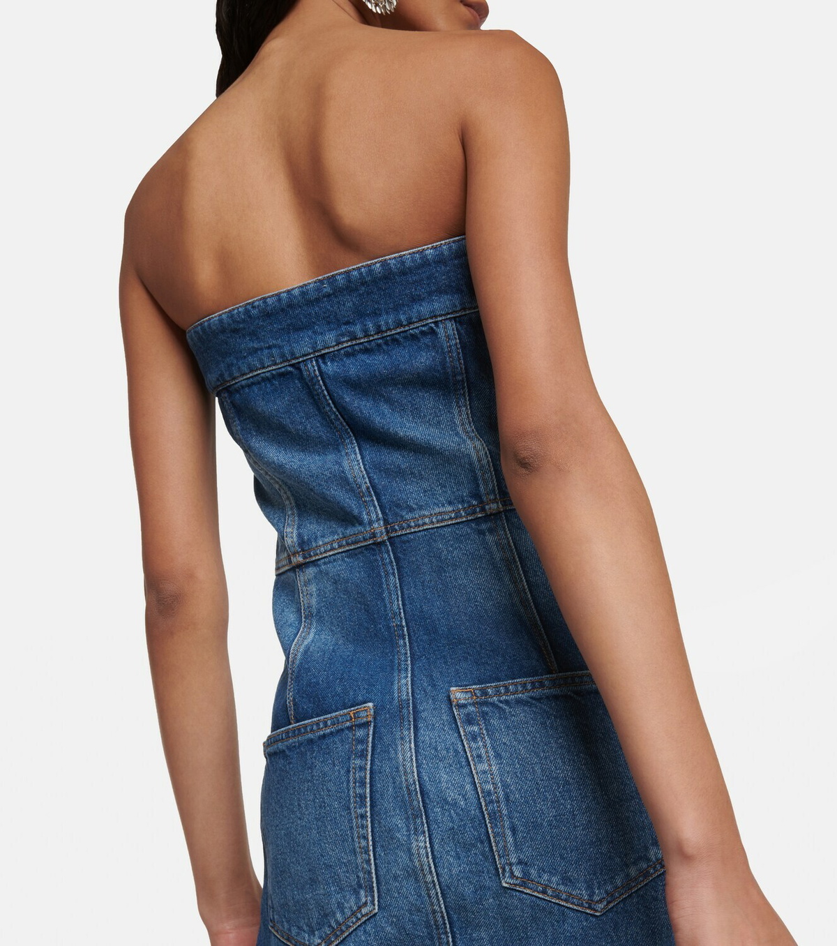 Isabel Marant Valentine denim midi dress Isabel Marant