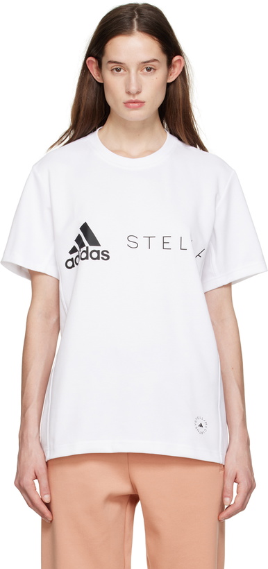 Photo: adidas by Stella McCartney White Crewneck T-Shirt