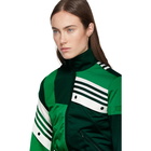 adidas Originals by Danielle Cathari Green Deconstructed Track Jacket