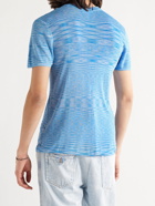 ISABEL MARANT - Achille Space-Dyed Stretch-Knit T-Shirt - Blue