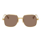 Gucci Gold GG0788S Sunglasses