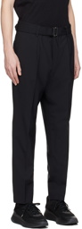 BOSS Black Pleated Trousers