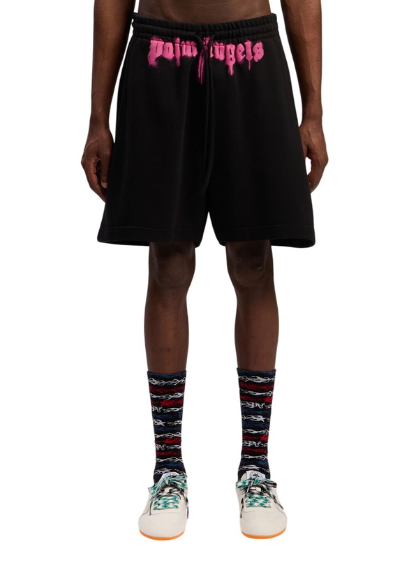 Photo: Palm Angels Sprayed Logo Track Shorts