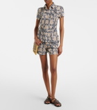 Loewe Paula's Ibiza raffia pouch with strap